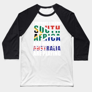 South Africa Sports Supporter Australia Joke Funny Baseball T-Shirt